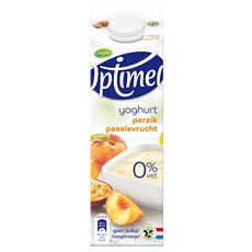 Yoghurt perzik passievrucht Optimel pak 1 liter