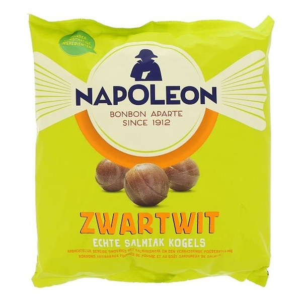 Zwart wit snoepkogels Napoleon 1000 gram