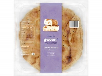 Turks brood 500 gram G'woon