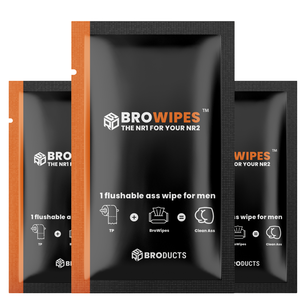 Broducts Browipes travel to go doos a 24 los verpakte doorspoelbare wipes