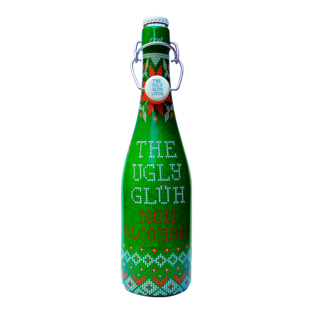 The ugly glühwein 0% alcohol fles 75cl