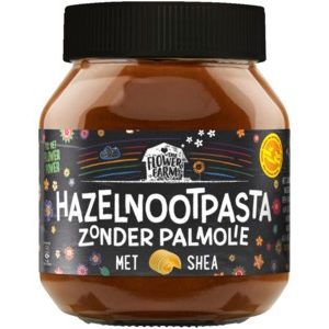 Hazelnootpasta Flower farm pot 375 gram zonder palmolie