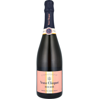 Champagne Veuve Clicquot rich rosé on ice fles 75cl.