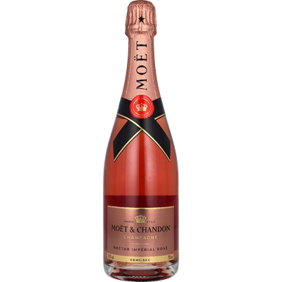 Champagne Möet & Chandon nectar impérial rosé fles 75cl.
