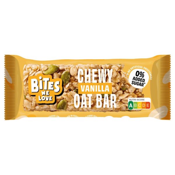 Bites we love chewy oat bar vanille 16 stuks x 30 gram