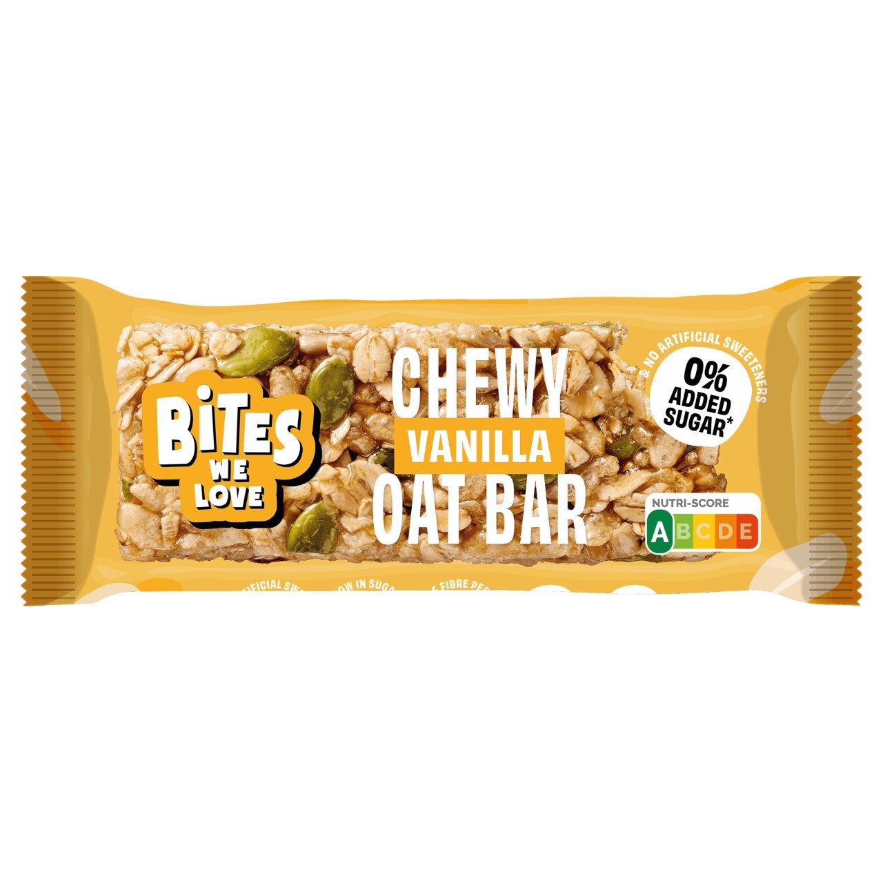 Bites we love chewy oat bar vanille 16 stuks x 30 gram