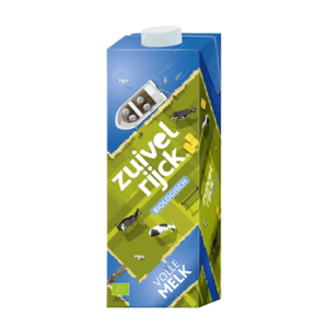 Zuivelrijck biologische volle houdbare melk 12x1 liter pak