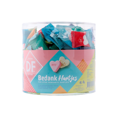 Bedankhartjes Fortuin 200 stuks apart verpakt