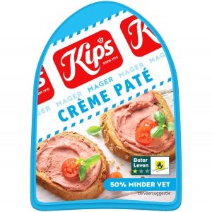 Smeerpaté crème Kips mager kuipje 125 gram