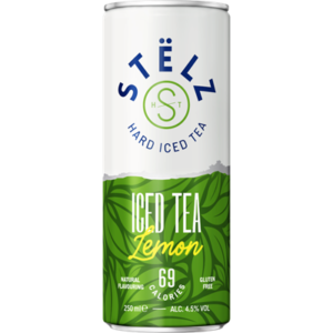 Stëlz hard iced tea lemon 12x25cl. 4,5% alcohol