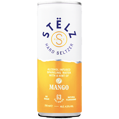 St&euml;lz hard seltzer mango 12x 25 cl. 4,5% alcohol