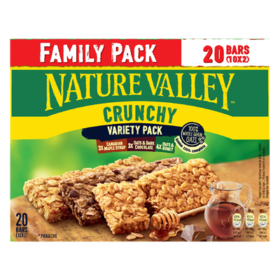 Nature valley crunchy variety 10x2 stuks 420 gram